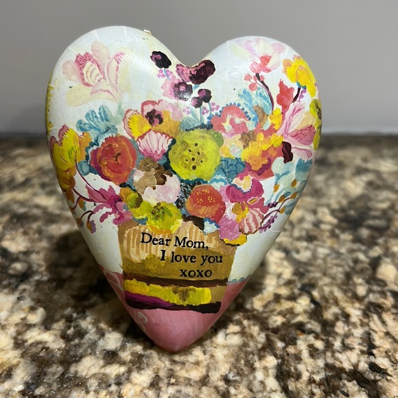 Dear Mom ...... heart with lock stand - Picture 1 of 4